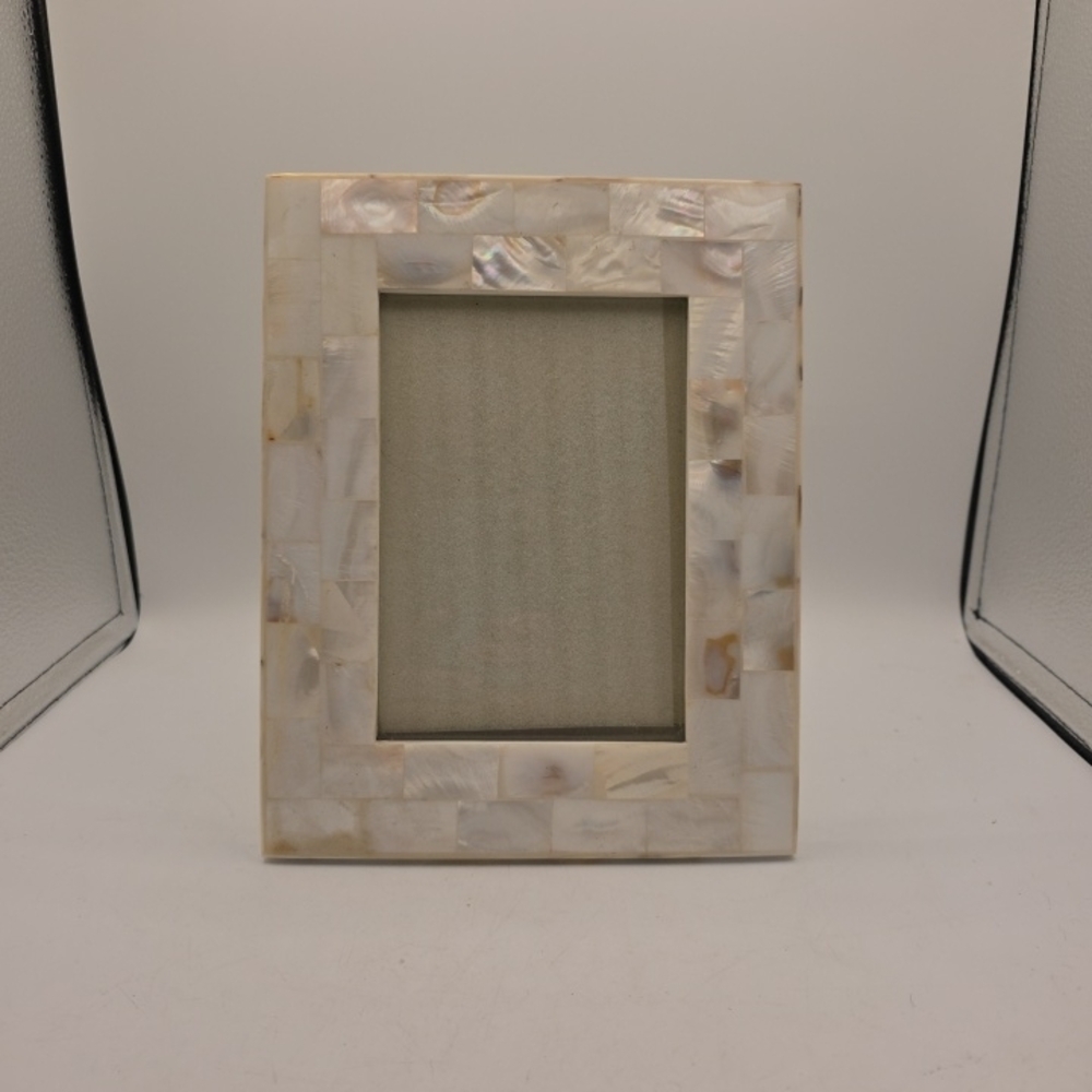 Burnes Of Boston Iridescent White Photo Frame